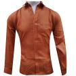 Plain Rust Shirt : Business