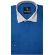 Plain Dark Blue Shirt : Business