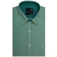 Stripes Dark Green Shirt : Business