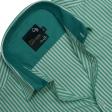 Stripes Dark Green Shirt : Business