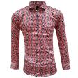 Print Red Shirt : Party