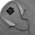 Checks Dark Gray Shirt : Business