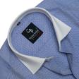 Selfdesign Dark Blue Shirt : Business