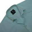 Self Design Light Green Shirt : Business