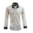 Plain Cream Shirt : Business