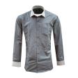 Plain Dark Gray Shirt : Business