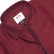 Combination Maroon Shirt : Ditto