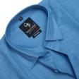 Plain Blue Shirt : Business
