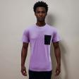 Combination Mauve T-shirt : Itutu (Slim Fit)