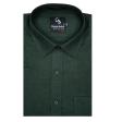 Plain Dark Green Shirt : Business