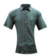 Plain Dark Green Shirt : Business