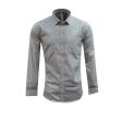 Stripes Light Gray Shirt : Slim