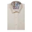 Self Design Fawn Shirt : Slim