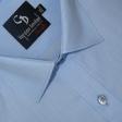 Plain Aqua Blue Shirt : Business