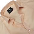 Self Design Peach Shirt : Business