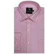 Self Design Pink Shirt : Business
