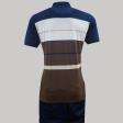 Stripes Brown T-shirt : Regular
