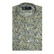 Print Green Shirt : Party