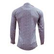 Print Blue Shirt : Party