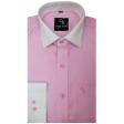 Self Design Pink Shirt : Business