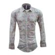 Print Pink Shirt : Slim