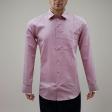 Embroidered Peach Shirt : Ditto