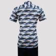 Prints Blue Shirt : Ditto