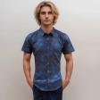 Print Navy Blue Shirt : Ditto