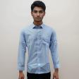 Plain Blue Shirt : Business