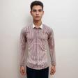 Stripes Maroon Shirt : Business