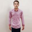 Self Design Pink Shirt : Business