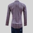 Stripes Purple Shirt : Slim