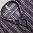 Stripes Purple Shirt : Slim