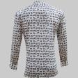 Print Cream Shirt : Party