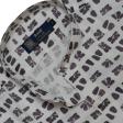 Print Cream Shirt : Party