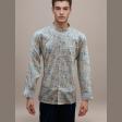Print Cream Shirt : Party