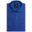 Plain Aqua Blue Shirt : Business