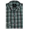 Checks Green Shirt : Business