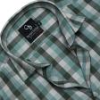 Checks Green Shirt : Business