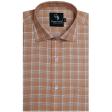 Checks Peach Shirt : Business