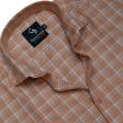 Checks Peach Shirt : Business