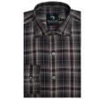 Checks Maroon Shirt : Business