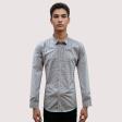 Combination Blue Shirt : Slim