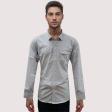 Combination Blue Shirt : Slim