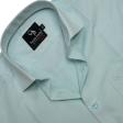 Plain Light Green Shirt : Business