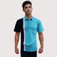 Combination Aqua Blue T-shirt : Regular