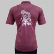 Print Burgandy T-shirt : Regular