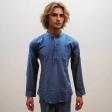 Combination Navy Blue Shirt : Slim