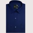 Plain Dark Blue Shirt : Business