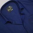 Plain Dark Blue Shirt : Business
